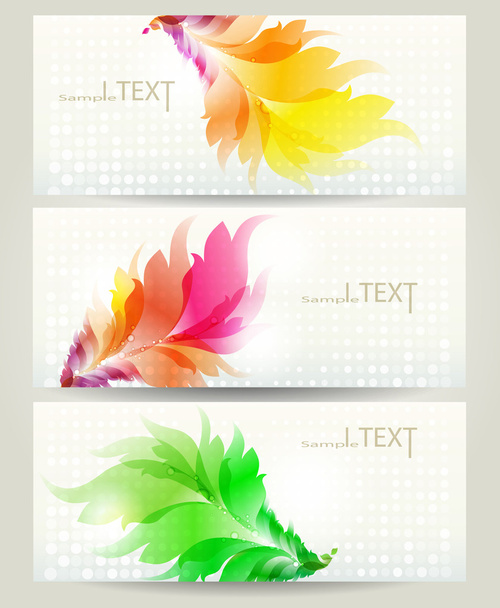Set of design elements . set of templates for business cards. - Vector, imagen