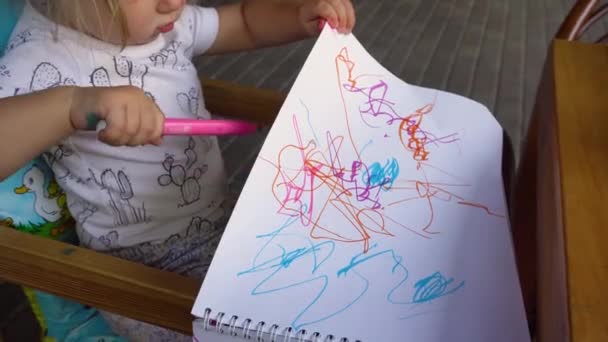 klein meisje tekening - Video