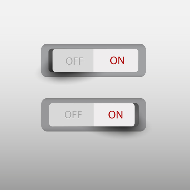 on and off switch - Vector, Image