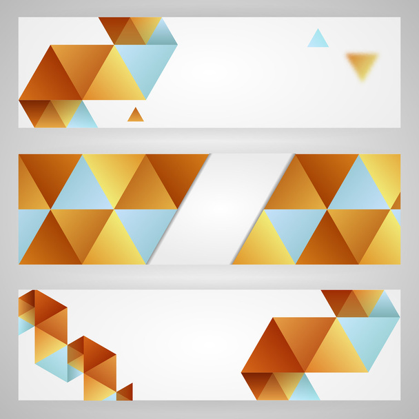 Abstract background with triangles. - Wektor, obraz