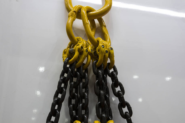 crochet, chaîne et ensemble de fils d'acier pour grue
  - Photo, image