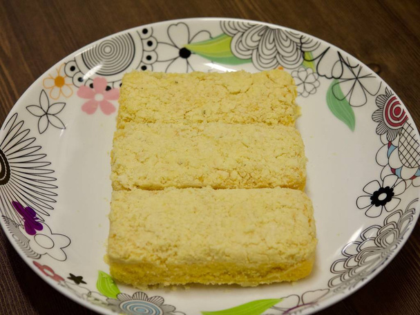 Корейская еда тыквенный рисовый пирог
 - Фото, изображение