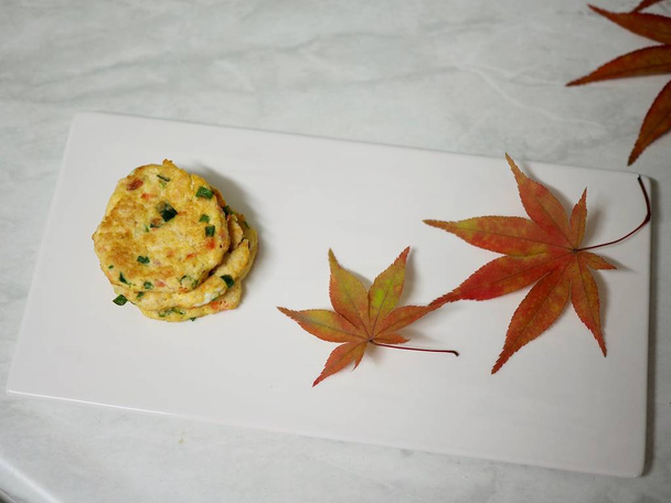 Korean style Pancake,vegetable, meatball - Photo, Image