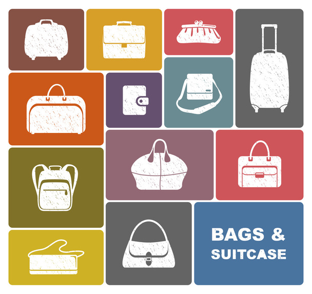 Bolsas y maletas
 - Vector, Imagen