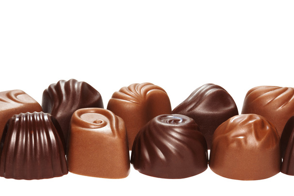 шоколадные конфеты
. - Фото, изображение