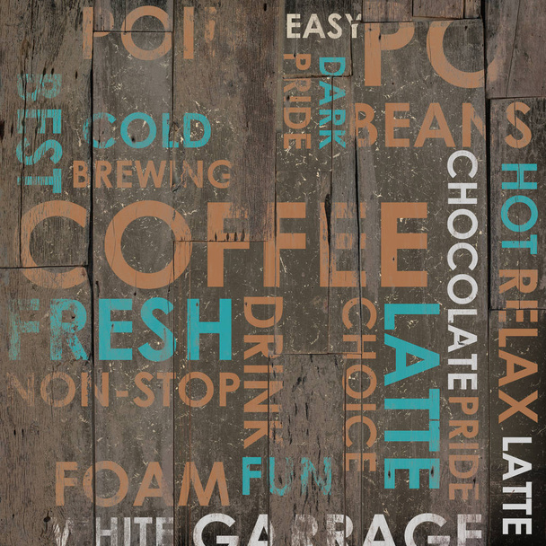 Diferentes tipos de letras de menu como um fundo grunge
 - Foto, Imagem