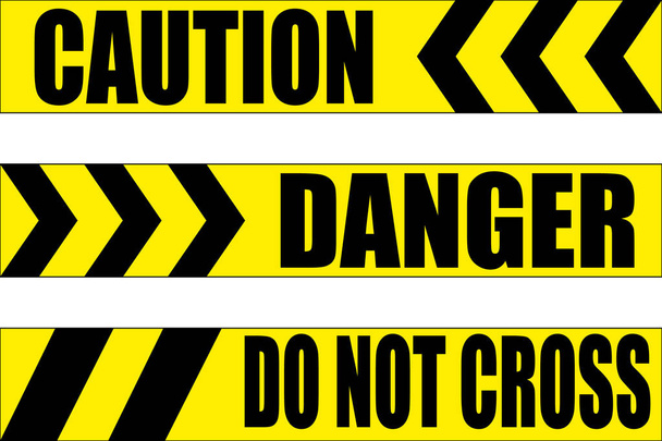 Векторная иллюстрация предупреждения об опасности
 - Вектор,изображение