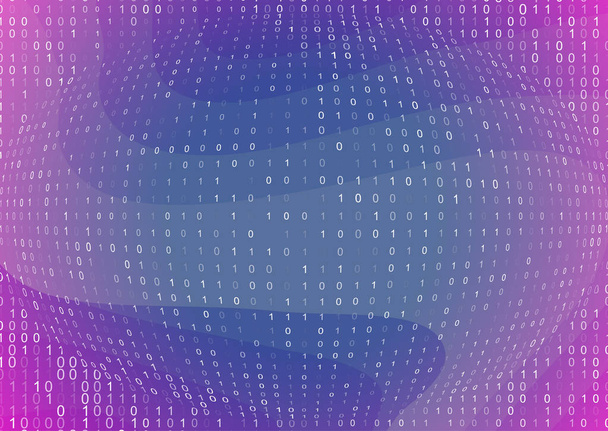 Υπόβαθρο κώδικα υπολογιστή δυαδικό ή ντεγκραντέ μοτίβο 01 αριθμούς. Δεδομένα και τεχνολογία υφή. Matrix πρότυπο για το σχεδιασμό στον κυβερνοχώρο - Διάνυσμα, εικόνα