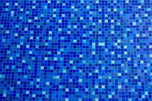bazén dlaždice modré mosaik - Fotografie, Obrázek