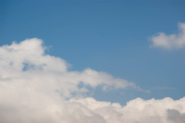 Cumulus type clouds up view. - Fotografie, Obrázek