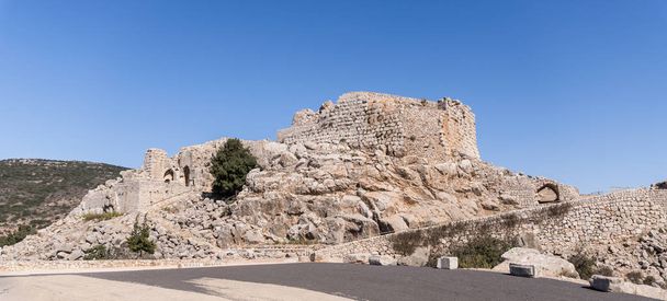Pozůstatky pevnosti Nimrod ležící v horní Galileji v severním Izraeli na hranici s Libanonem. - Fotografie, Obrázek