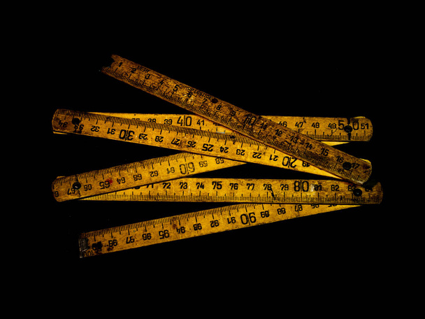 Meter and measuring in metric system - Fotoğraf, Görsel