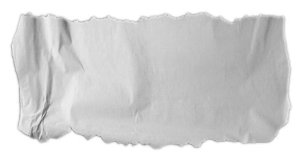 Pedaço de papel rasgado isolado sobre fundo liso
  - Foto, Imagem