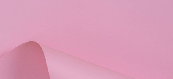 Abstract geometric shape pink color paper background - Fotografie, Obrázek