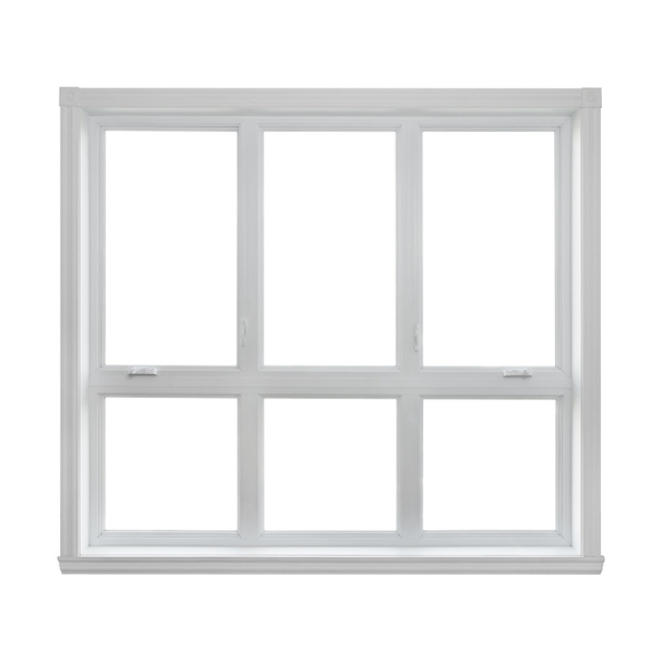 Modern ablak elszigetelt fehér background - Fotó, kép