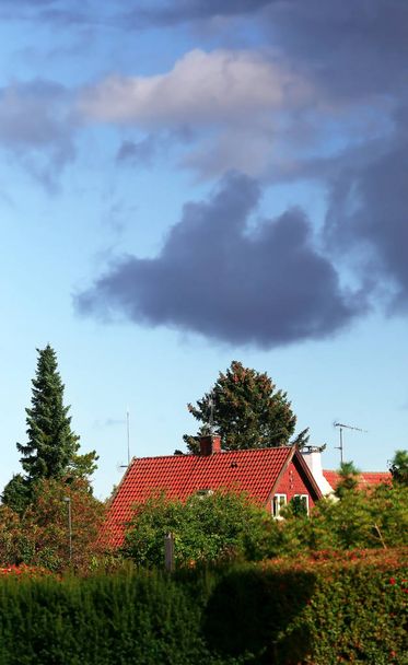 Типовий Данська Вілла біля Копенгагені Демарк - Фото, зображення