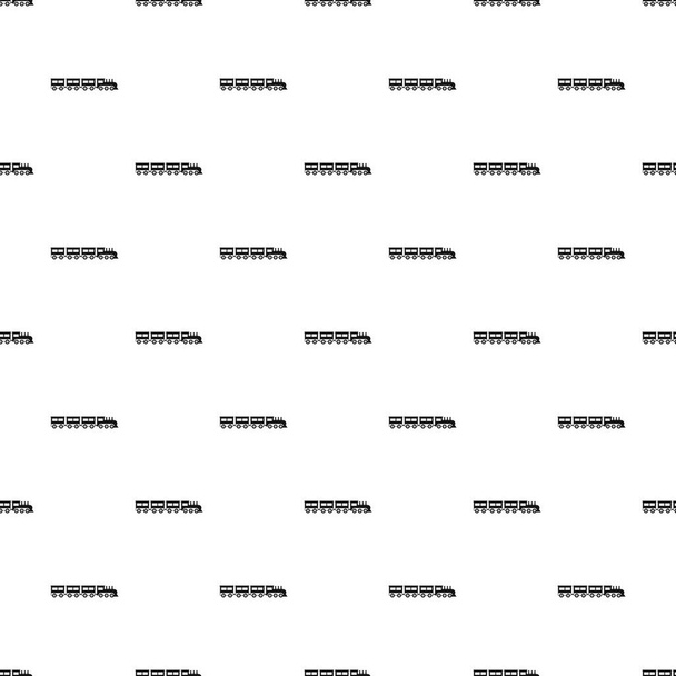 Compartment train pattern seamless vector - Διάνυσμα, εικόνα