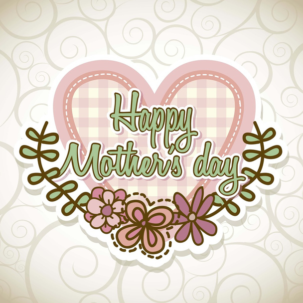 happy mothers day - Vector, Image