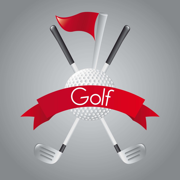 golf illustration - Vector, Image