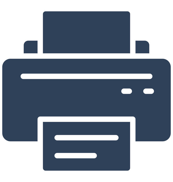Fax, inkjet printers  Isolated Vector Icon That can be easily edited in any size or modified. - Vector, Image
