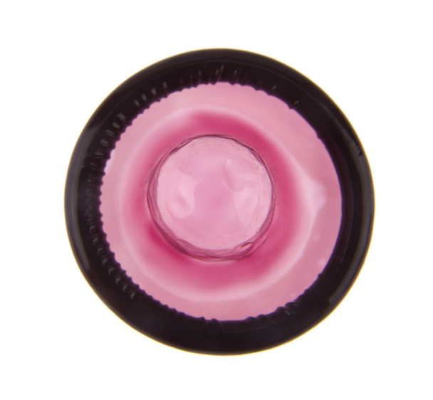 condoms isolated on white background - 写真・画像