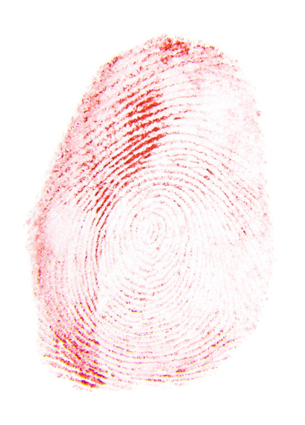 красные отпечатки на белом фоне
 - Фото, изображение