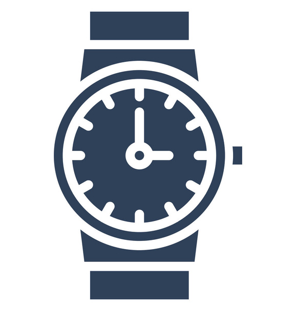 Fashion, hand watch Isolated Vector Icon That can be easily edited in any size or modified. - Vecteur, image