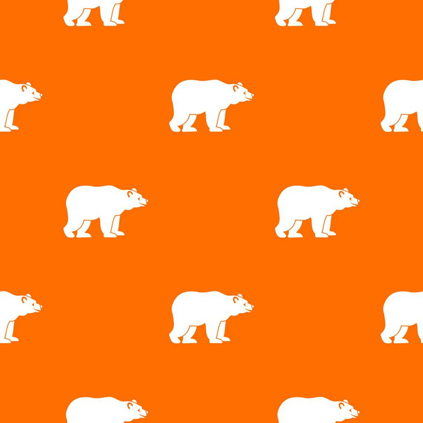 Bear pattern seamless - Вектор,изображение