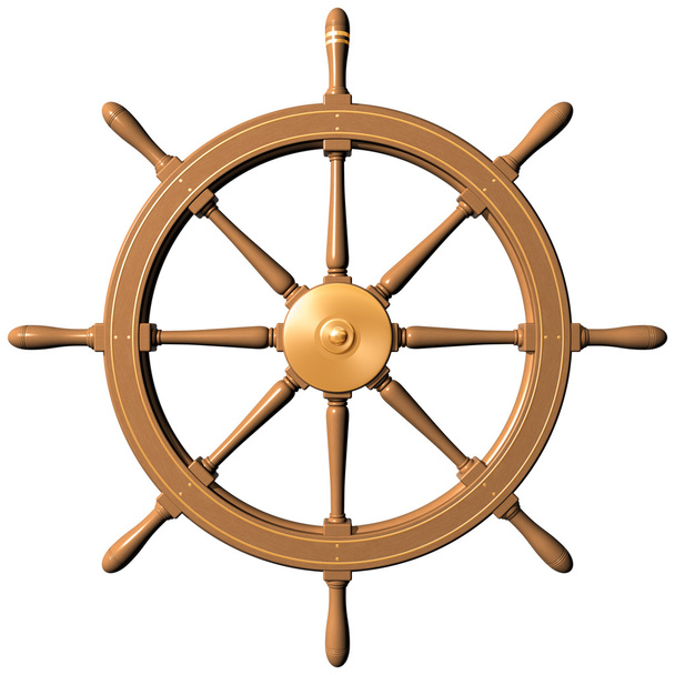 Ship wheel - Valokuva, kuva