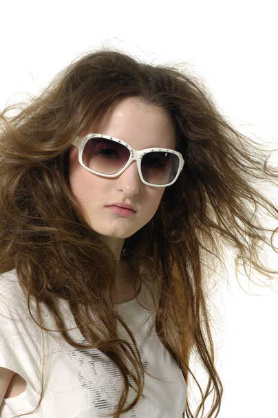 girl in sunglasses - Фото, изображение