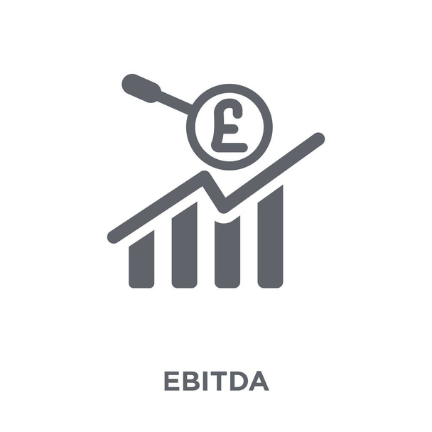 Icono de Ebitda. Concepto de diseño Ebitda de la colección Ebitda. Ilustración simple del vector del elemento sobre fondo blanco
. - Vector, Imagen