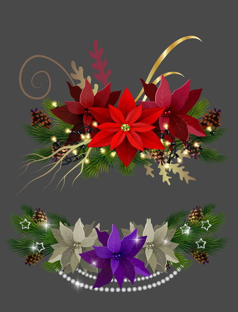 Christmas decoration set - Vector, Image