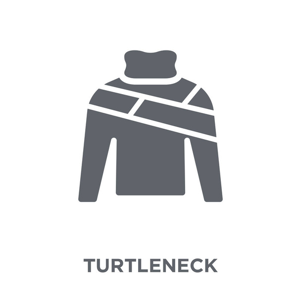 Піктограма Turtleneck. Концепція дизайну Turtleneck з колекції одягу. Прості елементи Векторні ілюстрації на білому тлі
. - Вектор, зображення