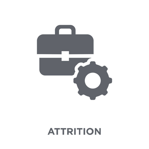 Attrition icon. Attrition design concept from Time managemnet collection. Simple element vector illustration on white background. - Vector, Image