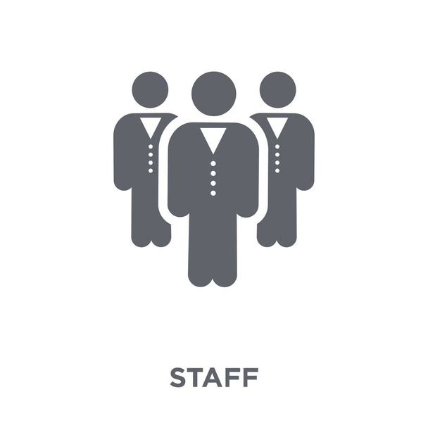 Staff icon. Staff design concept from Human resources collection. Simple element vector illustration on white background. - Vector, Image