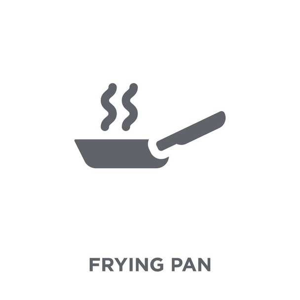Frying pan icon. Frying pan design concept from  collection. Simple element vector illustration on white background. - Vector, Image