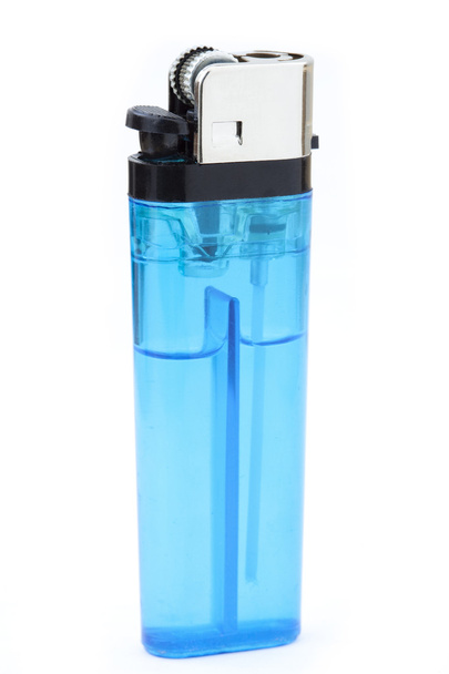 Ізольовані синій запальничка
 - Фото, зображення