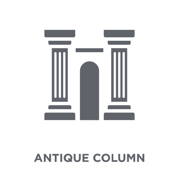 antique Column icon. antique Column design concept from Museum collection. Simple element vector illustration on white background. - Vector, Image