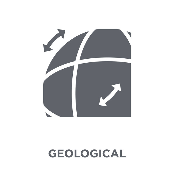 Icona geologica. Concetto di progettazione geologica della collezione museale. Semplice elemento vettoriale illustrazione su sfondo bianco
. - Vettoriali, immagini