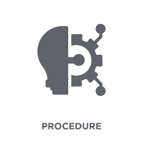 Procedure icon. Procedure design concept from  collection. Simple element vector illustration on white background. - Vector, Image