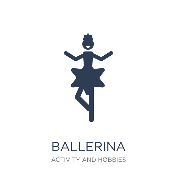Icona della ballerina. Vettore piatto alla moda icona Ballerina su sfondo bianco dalla collezione Attività e hobby, illustrazione vettoriale può essere utilizzato per il web e mobile, eps10
 - Vettoriali, immagini