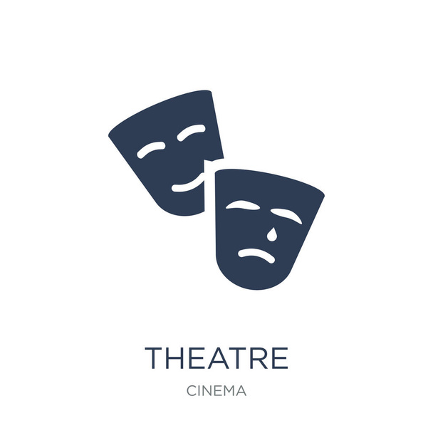 Icona del teatro. Trendy piatto vettoriale icona Teatro su sfondo bianco della collezione Cinema, illustrazione vettoriale può essere utilizzato per il web e mobile, eps10
 - Vettoriali, immagini