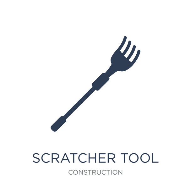 Scratcher icono de la herramienta. Icono de la herramienta Scratcher vector plano de moda en el fondo blanco de la colección Construcción, ilustración vectorial puede ser utilizado para la web y móvil, eps10
 - Vector, Imagen