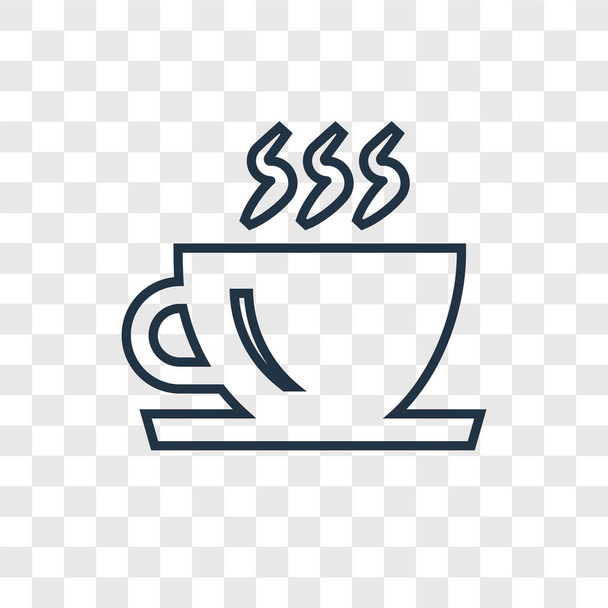 vintage shape simple cup coffee steam logo symbol icon vector