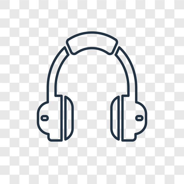 ακουστικά εικονίδιο στην μοντέρνα στυλ σχεδιασμού. ακουστικά εικονίδιο απομονώνονται σε διαφανές φόντο. ακουστικά διάνυσμα εικονίδιο απλή και μοντέρνα επίπεδη συμβόλων για κινητά, ιστοσελίδα, λογότυπο, app, Ui. ακουστικά εικονίδιο διανυσματικά εικονογράφηση, Eps10. - Διάνυσμα, εικόνα