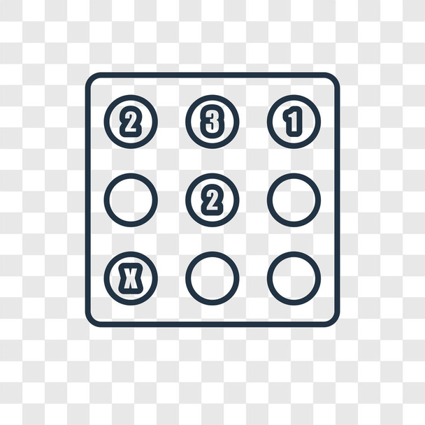 ícone sudoku em estilo de design moderno. ícone sudoku isolado em fundo transparente. ícone vetor sudoku simples e moderno símbolo plano para web site, celular, logotipo, aplicativo, UI. Sudoku ícone vetor ilustração, EPS10
. - Vetor, Imagem