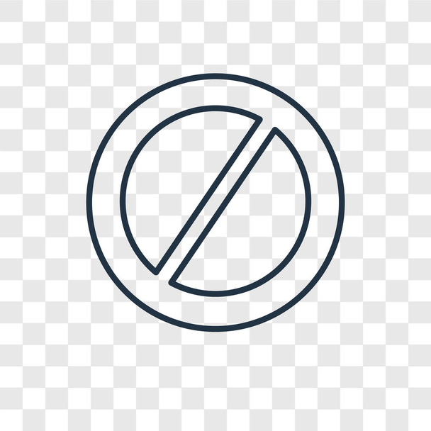 kielletty kuvake trendikäs muotoilu tyyliin. kielletty kuvake eristetty läpinäkyvällä taustalla. kielletty vektori kuvake yksinkertainen ja moderni tasainen symboli web-sivuston, mobiili, logo, sovellus, käyttöliittymä. kielletty kuvakevektorikuva, EPS10
. - Vektori, kuva
