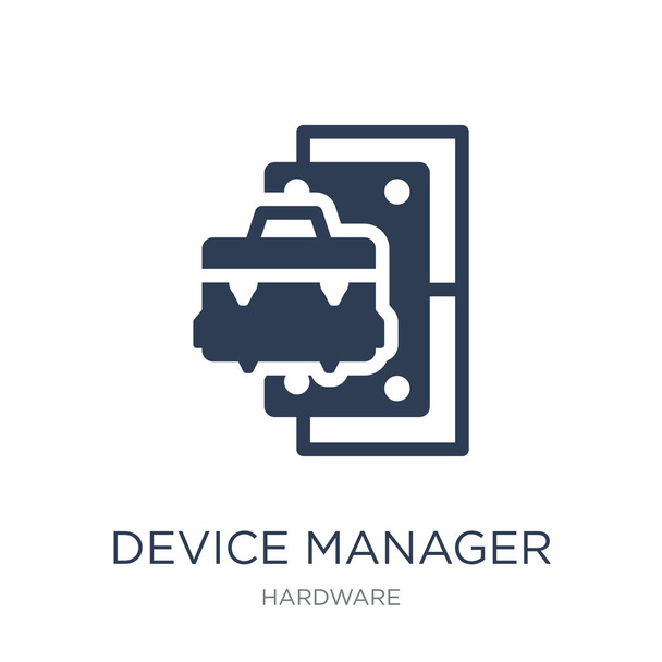 Device manager icon. Trendy flat vector Device manager icon on white background from hardware collection, vector illustration can be use for web and mobile, eps10 - Vector, Image