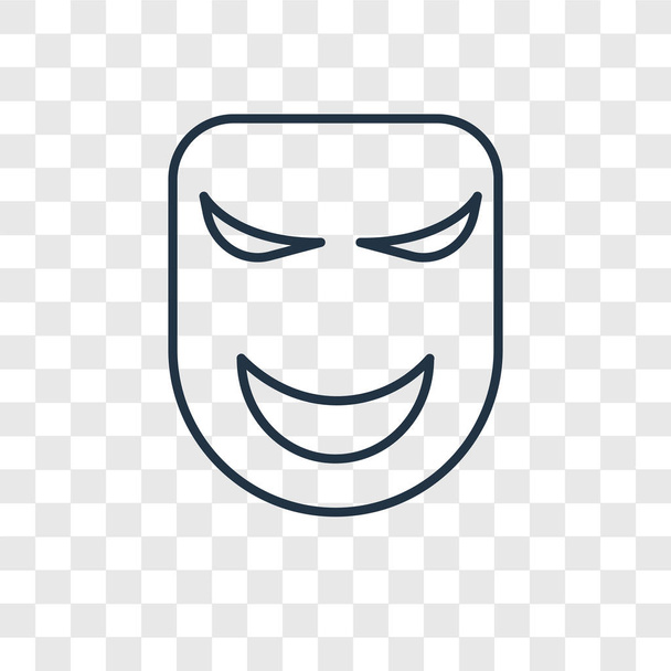 маска значок в модном стиле дизайна. иконка маски выделена на прозрачном фоне. Простой и современный плоский символ для веб-сайта, мобильного телефона, логотипа, приложения, пользовательского интерфейса. изображение вектора маски, EPS10
. - Вектор,изображение