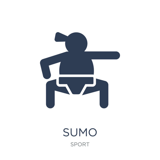 sumo icon. Trendy flat vector sumo icon on white background from sport collection, vector illustration can be use for web and mobile, eps10 - Vector, Image